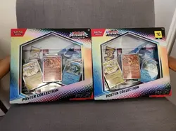 2x Pokemon S&V Prismatic Evolutions Poster Collection LOT - Factory Sealed - Image 1