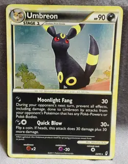 Pokemon Umbreon 22/95 Call of Legends Holo 2011 = LP - Image 1