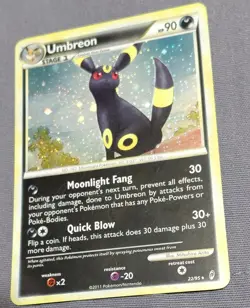 Pokemon Umbreon 22/95 Call of Legends Holo 2011 = LP - Image 2
