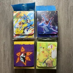 Lot of 4 Pokemon Center Deck Box | Charizard Lucario Pikachu Berry Sleepy Latias - Image 2