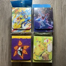 Lot of 4 Pokemon Center Deck Box | Charizard Lucario Pikachu Berry Sleepy Latias - Image 3