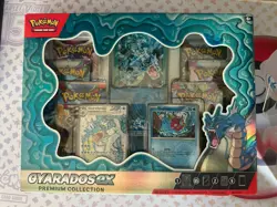 Pokemon TCG Gyarados EX Premium Collection - GameStop Exclusive - New Sealed - Image 1