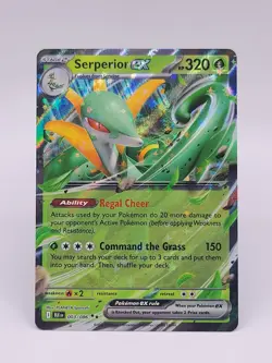Pokemon TCG: Serperior ex 003/086 BLK EN Black Bolt Holo ENGLISH pack fresh - Image 1