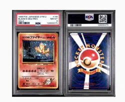 1999 Pokemon Japanese Gym 2 Blaine’s Moltres Holo #146 PSA 8 NM-MT - Image 1
