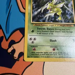 Pokemon Scyther 26/64 Non Holo Jungle Unlimited LP - Image 5
