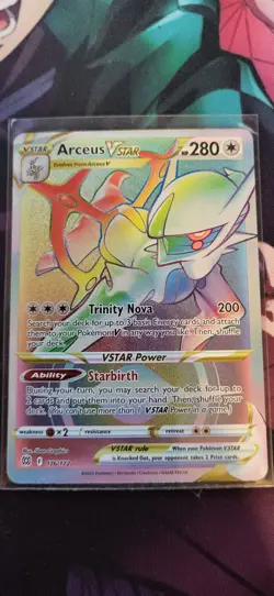 Arceus VSTAR - 176/172 - Secret Rare NM, English Pokemon Brilliant Stars - Image 1