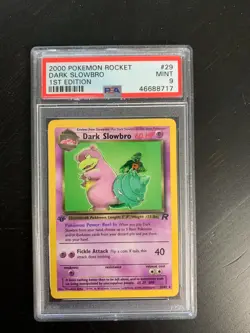 Pokemon PSA 9 1st Edition Team Rocket Dark Slowbro #29 MINT - WOTC- RARE - Image 1