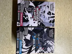 Pokemon Black Bolt and White Flare Booster Bundle Set of 2 Sealed New - Image 1