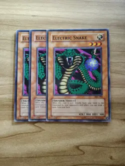 Yu-Gi-Oh! - Electric Snake 3X - Complete Playset - Image 1