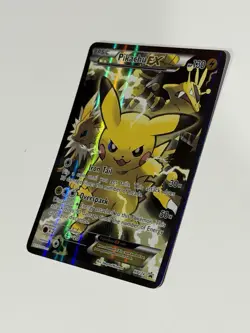 Pokemon Pikachu EX XY124 Black Star Promo 2016 Holo Card TCG - Image 2