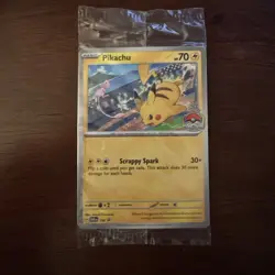 Pikachu SVP 190 World Championship 2024 Black Star Promo Pokemon Card - Image 1