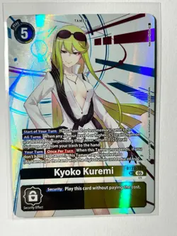 Digimon Ctber Eden Card Kyoko Kuremi BT22-101 - Image 1