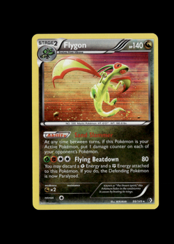 Pokemon 2012 Light Play Flygon Boundaries Crossed Holo 99/149 Card - Image 1