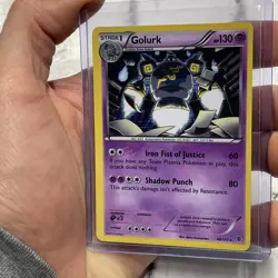 Pokemon 2013 Golurk 46/101 Plasma Blast Holo Card LP+ Nintendo Pokemon TCG Rare - Image 2