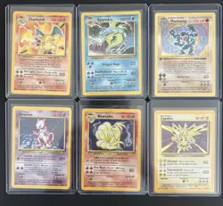 Pokemon Base Set Lot With Charizard 61 Cards (6 Being holos) - Image 3