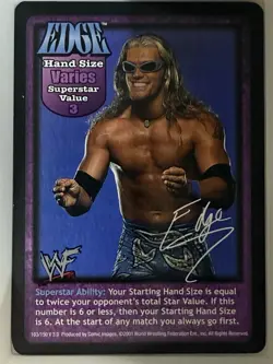 Edge/Leader Of The Edge Army WWE WWF Raw Deal CCG/TCG 11 Card Lot - Image 1
