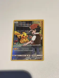 Pikachu Secret Rare 241/236 Cosmic Eclipse SM12 Pokemon Card Sun & Moon - Image 1