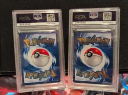 2021 CHARIZARD #4 & PIKACHU #58 POKEMON UPC CELEBRATIONS METAL CARD PSA9 SEQ SET - Image 3