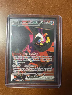 Pokemon TCG Fezandipiti EX 092/064 Shrouded Fable Holo Card Mint Condition - Image 1