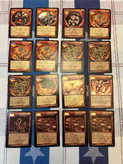 Lot of 16 Cald Magi Nation Duel cards, some rare - Image 1