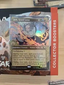 MTG Magic The Gathering Avatar Iroh Grand Lotus Showcase Borderless Foil - Image 1