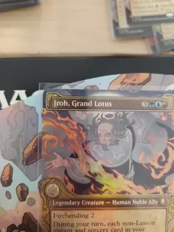 MTG Magic The Gathering Avatar Iroh Grand Lotus Showcase Borderless Foil - Image 2