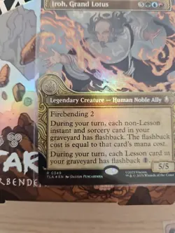 MTG Magic The Gathering Avatar Iroh Grand Lotus Showcase Borderless Foil - Image 4