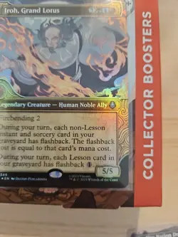 MTG Magic The Gathering Avatar Iroh Grand Lotus Showcase Borderless Foil - Image 5