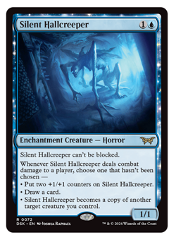 MTG - Silent Hallcreeper - Rare Enchantment Creature - Duskmourn (DSK) - M/NM - Image 1
