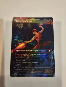 Zuko, Conflicted FOIL Borderless - MTG Avatar: The Last Airbender TLA NM - Image 1