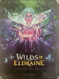 MTG WILDS OF ELDRAINE FOIL PROMO POSTER 18" X 24" WIZARDS OF THE COAST WotC - Image 1