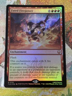 Fated Firepower FOIL MTG Avatar: TLA NM - Image 1