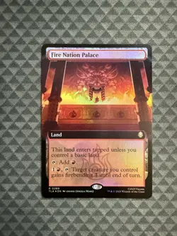 MTG Fire Nation Palace #0389 Foil Ext. Art R Avatar: The Last Airbender (TLA) - Image 1