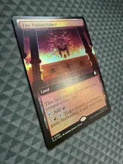 MTG Fire Nation Palace #0389 Foil Ext. Art R Avatar: The Last Airbender (TLA) - Image 2