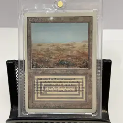 MTG Magic The Gathering revised Scrubland Dual Land LP/MP 1993 - Image 1
