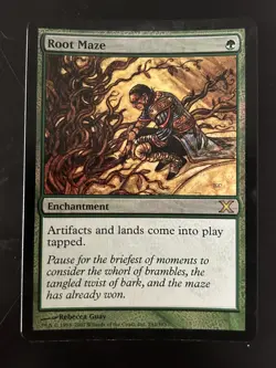 FOIL Root Maze | MtG Magic 10th Edition | English | Lightly Played (LP) - Image 1