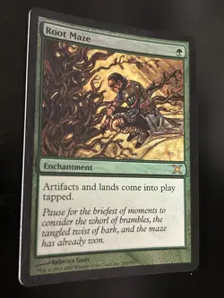 FOIL Root Maze | MtG Magic 10th Edition | English | Lightly Played (LP) - Image 2