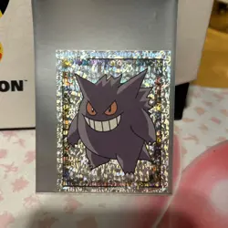 1999 MERLIN POKEMON #S15 GENGAR PRISM STICKER - Image 1