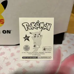 1999 MERLIN POKEMON #S15 GENGAR PRISM STICKER - Image 5