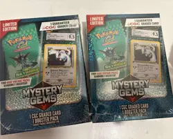 Lot of 2 Pokemon TCG 2025 Limited Edition Mystery GEM Boxes Sealed - Image 1