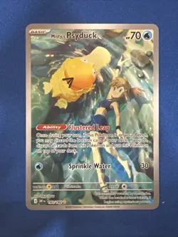 Pokemon TCG Misty's Psyduck Scarlet & Violet 193/182 Destined Rivals NM - Image 1