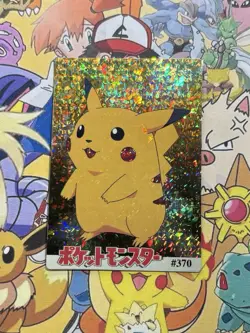 Pokemon Vintage Pocket Monsters Vending HOLO Prism Sticker 1999 Bandai Nintendo - Image 1