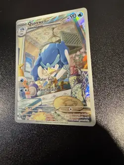 Quaxwell 207/193 Paldea Evolved Illustration Rare Full Art Holo Pokemon TCG NM/M - Image 1