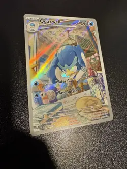 Quaxwell 207/193 Paldea Evolved Illustration Rare Full Art Holo Pokemon TCG NM/M - Image 2