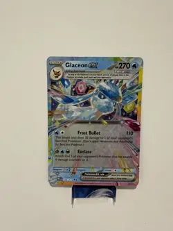 Pokemon TCG SV-Prismatic Evolutions Glaceon EX #26/131 Double Rare NM - Image 1
