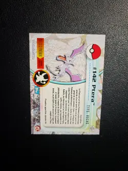 Carte Pokemon Ptera 142 TOPPS Serie 1 Francais - Image 2