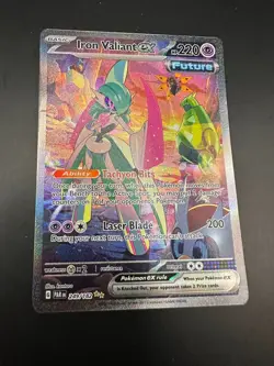 Pokemon Iron Valiant Ex PAR 249/182 Paradox Rift Special Illustration Rare - Image 1