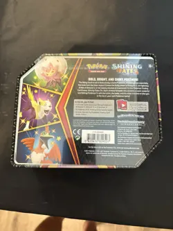 Pokemon TCG BOLTUND V Shining Fates Tin Box FACTORY SEALED - Image 2