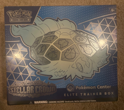 Pokemon Sealed Stellar Crown Pokemon Center Elite Trainer Box Pokemon ETB - Image 1