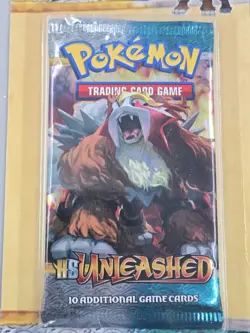 2010 Pokemon HGSS Unleashed Blister Pack Entai Art Factory Sealed In... - Image 4